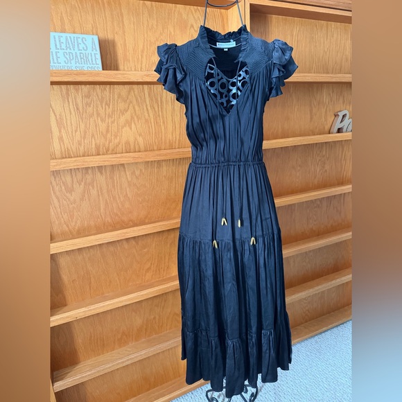 Karina Grimaldi Eliott Dress in Black - Picture 2 of 7